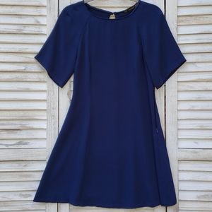 Zara Navy Blue Short Sleeve Dress